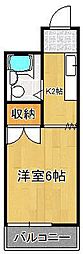 ロイヤルステイ ワンルームの間取図画像