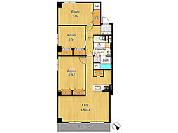 間取図画像 3LDK