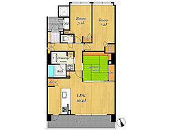 間取図画像 3LDK