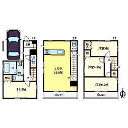 Kolet葛飾東水元 3SLDKの間取り