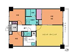 ストーク草加一番館 3LDKの間取図画像