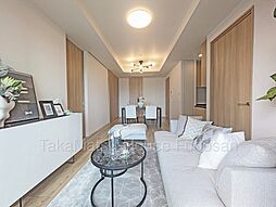 プラウドタワー芝浦 3LDKのリビング/ダイニング