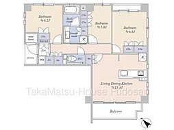 間取図画像 3LDK