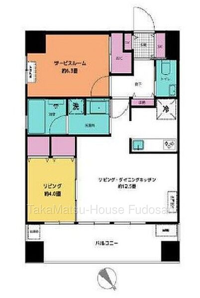 間取りを拡大表示