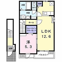 ルミエール古庄I 202 ｜ 徳島県阿南市羽ノ浦町古庄古野神59番地1（賃貸アパート1LDK・2階・46.54㎡） その2