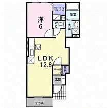 コータ・コートイデII 102 ｜ 福岡県三井郡大刀洗町大字下高橋1095番地3（賃貸アパート1LDK・1階・42.98㎡） その2