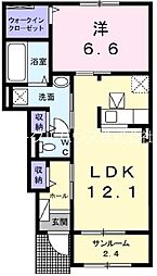 間取図画像 1LDK