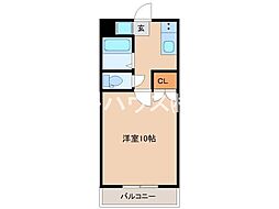 ネオ・ハイムA 1Kの間取図画像