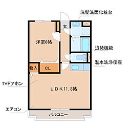 Beauterraceステラ 1LDKの間取図画像