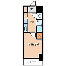 ルポ小郡駅前 1Kの間取図画像