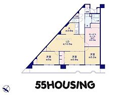 ストークマンション南浦和 4LDKの間取図画像