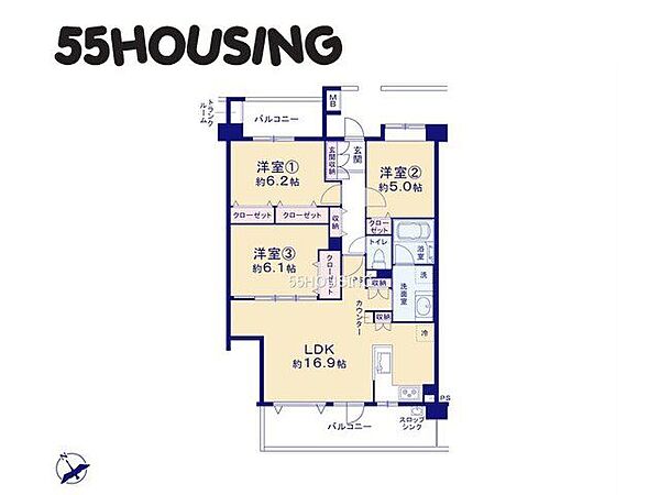 間取りを拡大表示