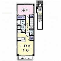 ローレルツインA 202 ｜ 佐賀県鳥栖市曽根崎町1386-2（賃貸アパート1LDK・2階・41.98㎡） その2