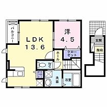 アルカンシェル・吉田　B 201 ｜ 佐賀県鳥栖市元町字内畑1149番地6（賃貸アパート1LDK・2階・51.52㎡） その2