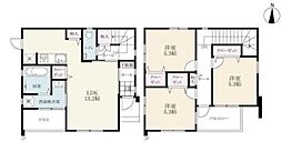 PROUD立石 3LDKの間取り