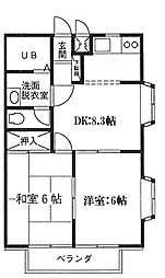 ライフスペース 2DKの間取図画像