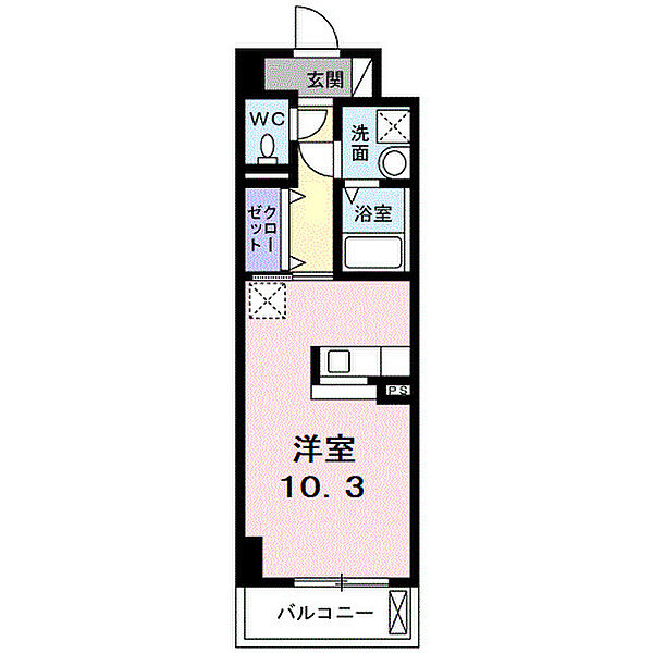 百舌鳥梅町3丁マンション 407｜大阪府堺市北区百舌鳥梅町3丁(賃貸マンション1R・4階・29.88㎡)の写真 その2