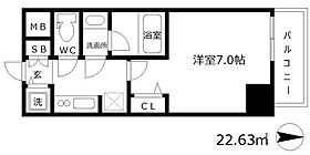 サムティ難波ＶＩＶＯ  ｜ 大阪府大阪市浪速区桜川2丁目（賃貸マンション1K・5階・22.63㎡） その2