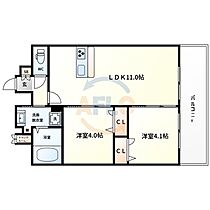 プレサンス難波デヴァンテ  ｜ 大阪府大阪市浪速区塩草3丁目（賃貸マンション2LDK・13階・44.66㎡） その2