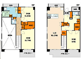 メゾングランプレール  ｜ 大阪府大阪市浪速区桜川3丁目（賃貸マンション3LDK・8階・120.92㎡） その2