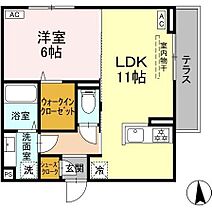 セレーノヴィータ中御所  ｜ 長野県長野市中御所2丁目（賃貸アパート1LDK・1階・41.09㎡） その2