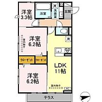 グランスクエアIII番館  ｜ 長野県長野市大字鶴賀田町（賃貸アパート3LDK・1階・59.92㎡） その2