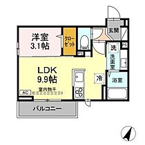 グランスクエアIV番館  ｜ 長野県長野市大字鶴賀田町（賃貸アパート1LDK・2階・32.05㎡） その2