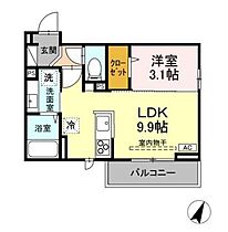 グランスクエアIV番館  ｜ 長野県長野市大字鶴賀田町2186-1（賃貸アパート1LDK・3階・32.05㎡） その2