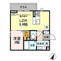 グランスクエアIV番館  ｜ 長野県長野市大字鶴賀田町（賃貸アパート1LDK・1階・30.29㎡） その2