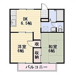 間取図画像 2DK