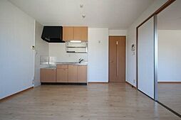 西鉄貝塚線 三苫駅 徒歩15分の賃貸アパート 1階2LDKのリビング/ダイニング