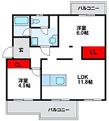 物件の間取り