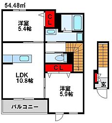 JR鹿児島本線 東郷駅 3.2km 2階/-