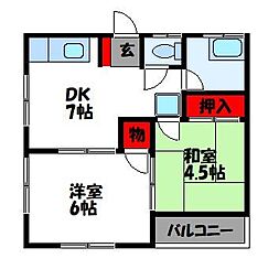 汐入コーポ 2階/202