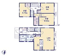 高座郡寒川町岡田7丁目2期　新築戸建　全2棟　1号棟