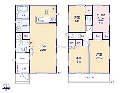 藤沢市善行3丁目　新築戸建　全3棟　2号棟