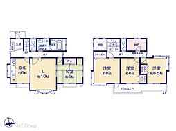 町田市野津田町　中古戸建 4LDKの間取り