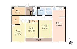 間取図画像 3LDK