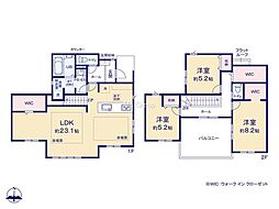 横浜市瀬谷区阿久和西2丁目4期　新築戸建　全3棟　2号棟