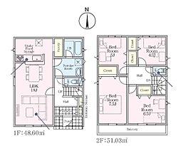 平塚市山下1丁目第15 新築戸建 全4棟 1号棟
