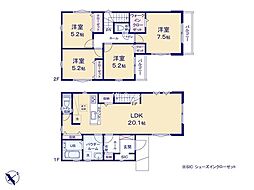 相模原市南区栄町2期　新築戸建　全1棟　1号棟