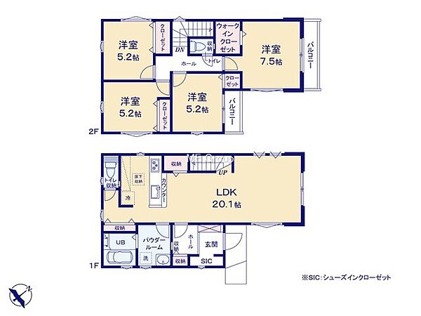 間取りを拡大表示