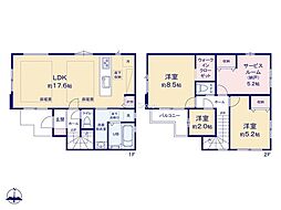 小平市小川町1丁目13期　新築戸建　全1棟　1号棟