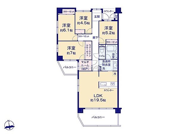 間取りを拡大表示