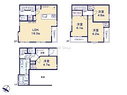 横浜市港南区日野中央2丁目 新築戸建 全3棟 B号棟