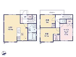 府中市新町1丁目 新築戸建 全2棟 2号棟