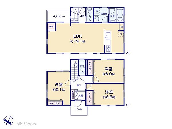 間取りを拡大表示