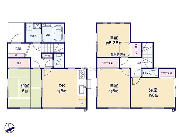間取りを拡大表示