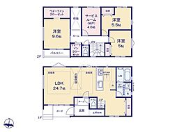 町田市成瀬台2丁目14期 新築戸建 全2棟 1号棟