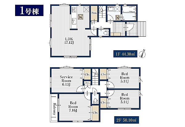 間取りを拡大表示